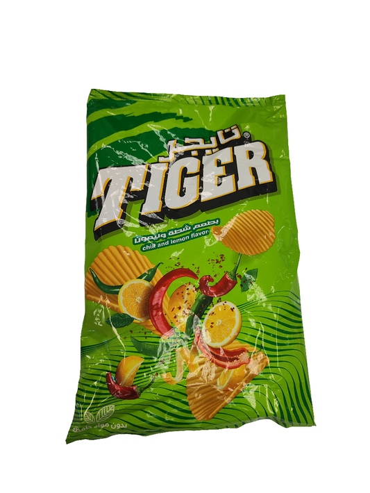 Tiger chili and lemon flavor chips