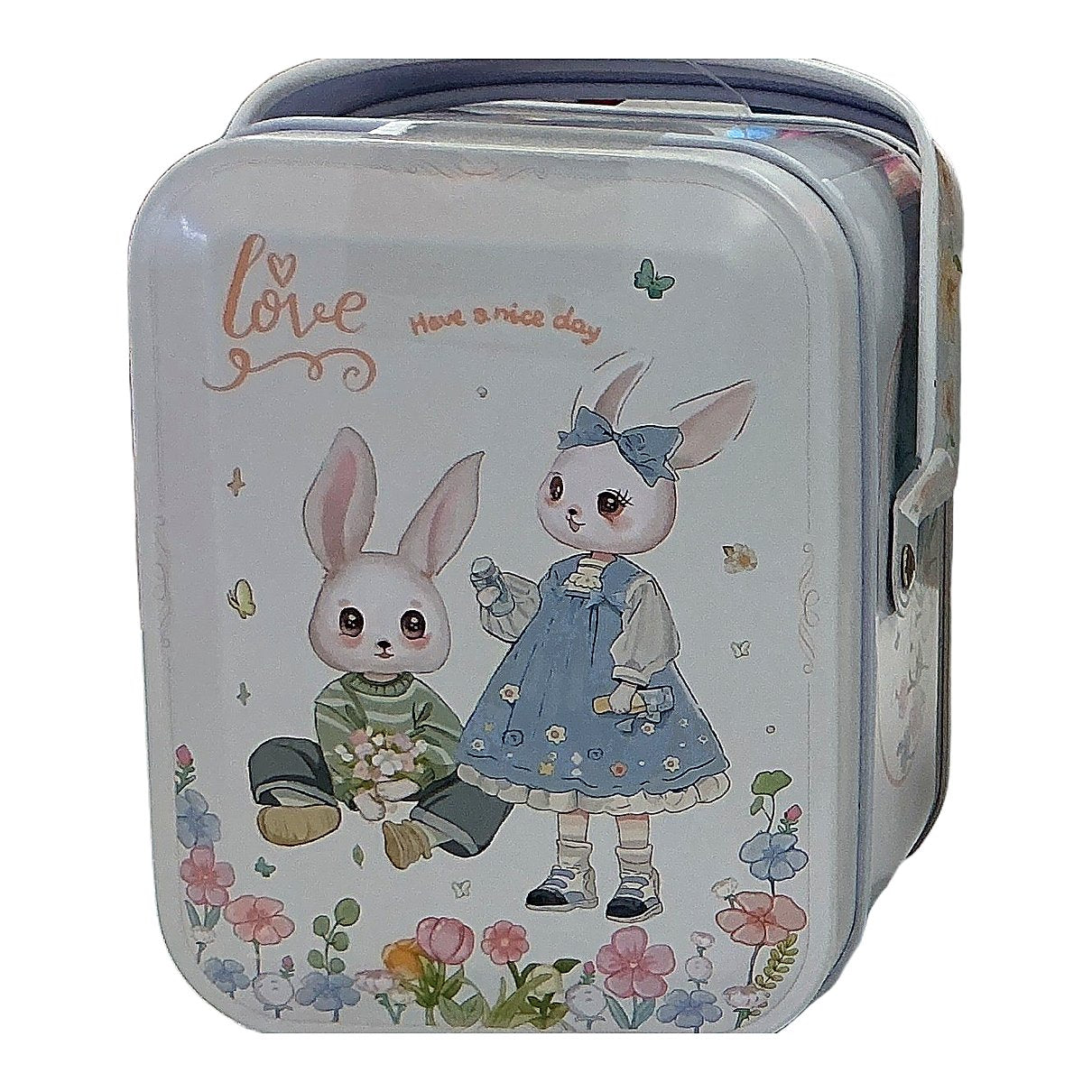 Bao Bunny Furry Kawaii Plush Keychain Mystery Tin - processed
