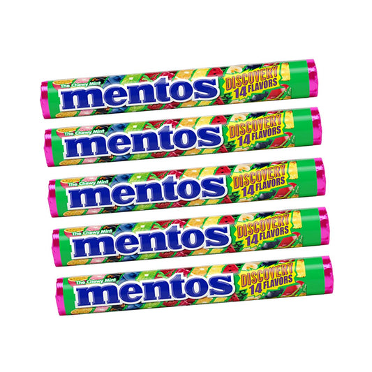 Chewy dragees mentos - processed