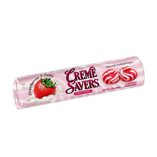 Creme Savers Strawberries & Creme - processed
