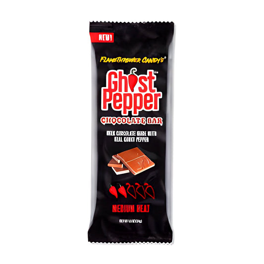 Flamethrowers Candy’s Ghost Pepper Chocolate Bar - processed