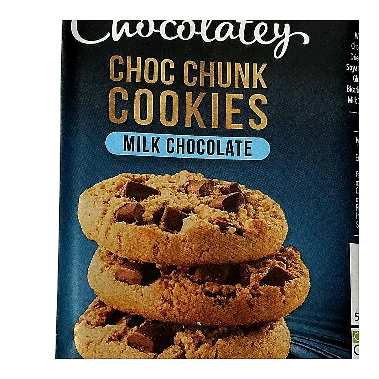Fox’s Chocolatey Choc Chunk Milk Chocolate Cookies - processed