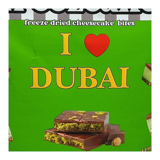 Freezcake Freeze dried cheesecake bites Dubai Chocolate - processed