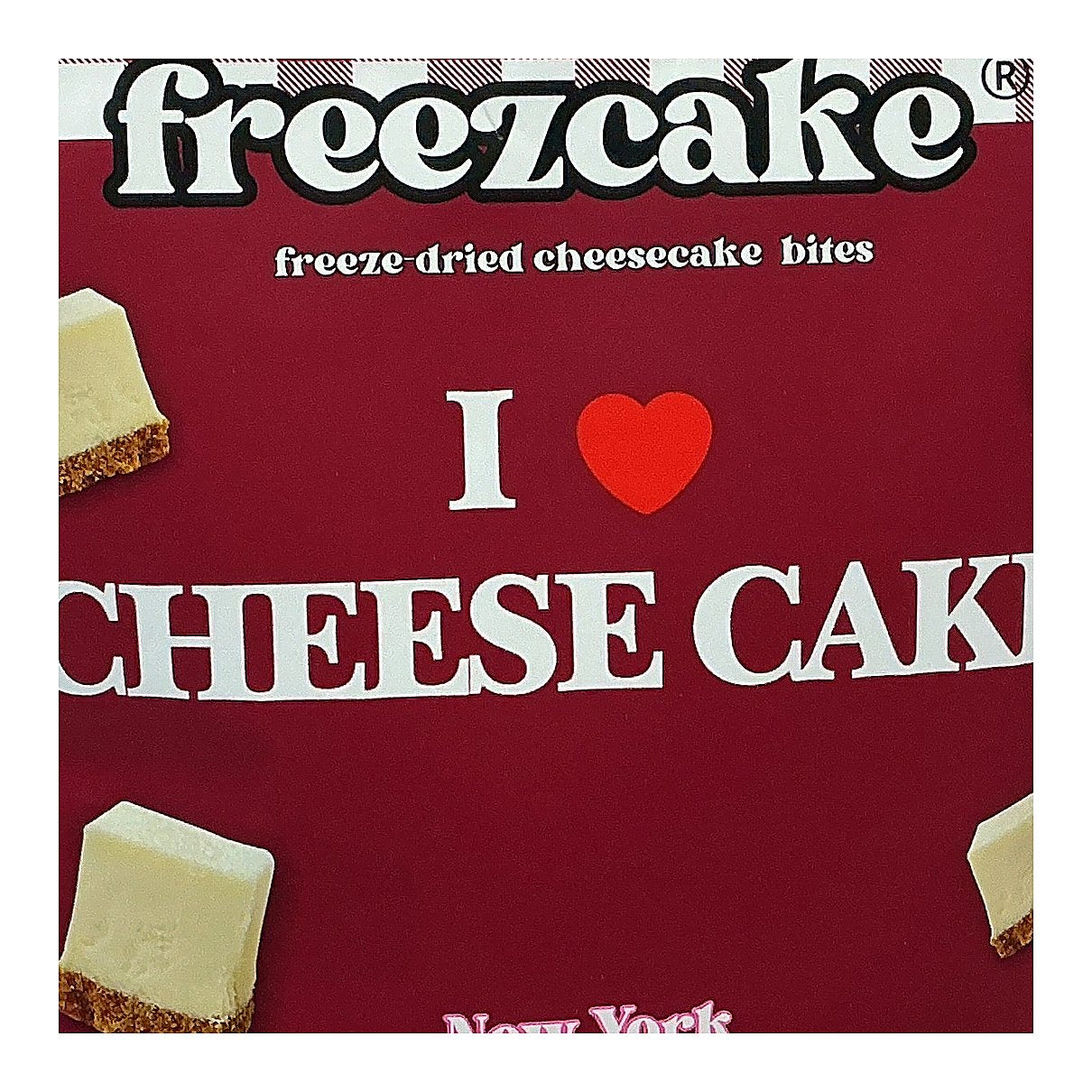 Freezcake Freeze Dried Cheesecake Bites New York - processed
