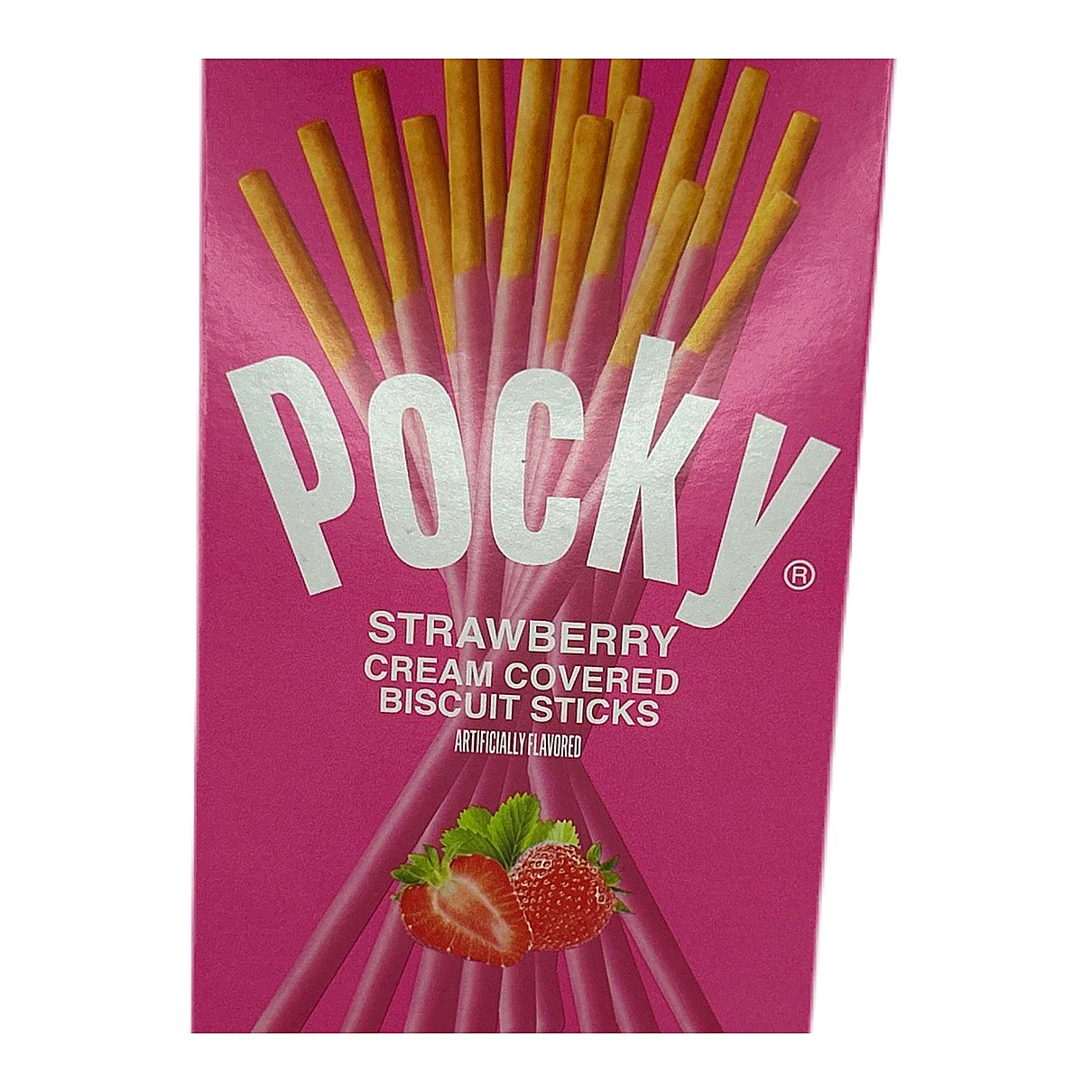 Glico Pocky Strawberry - processed