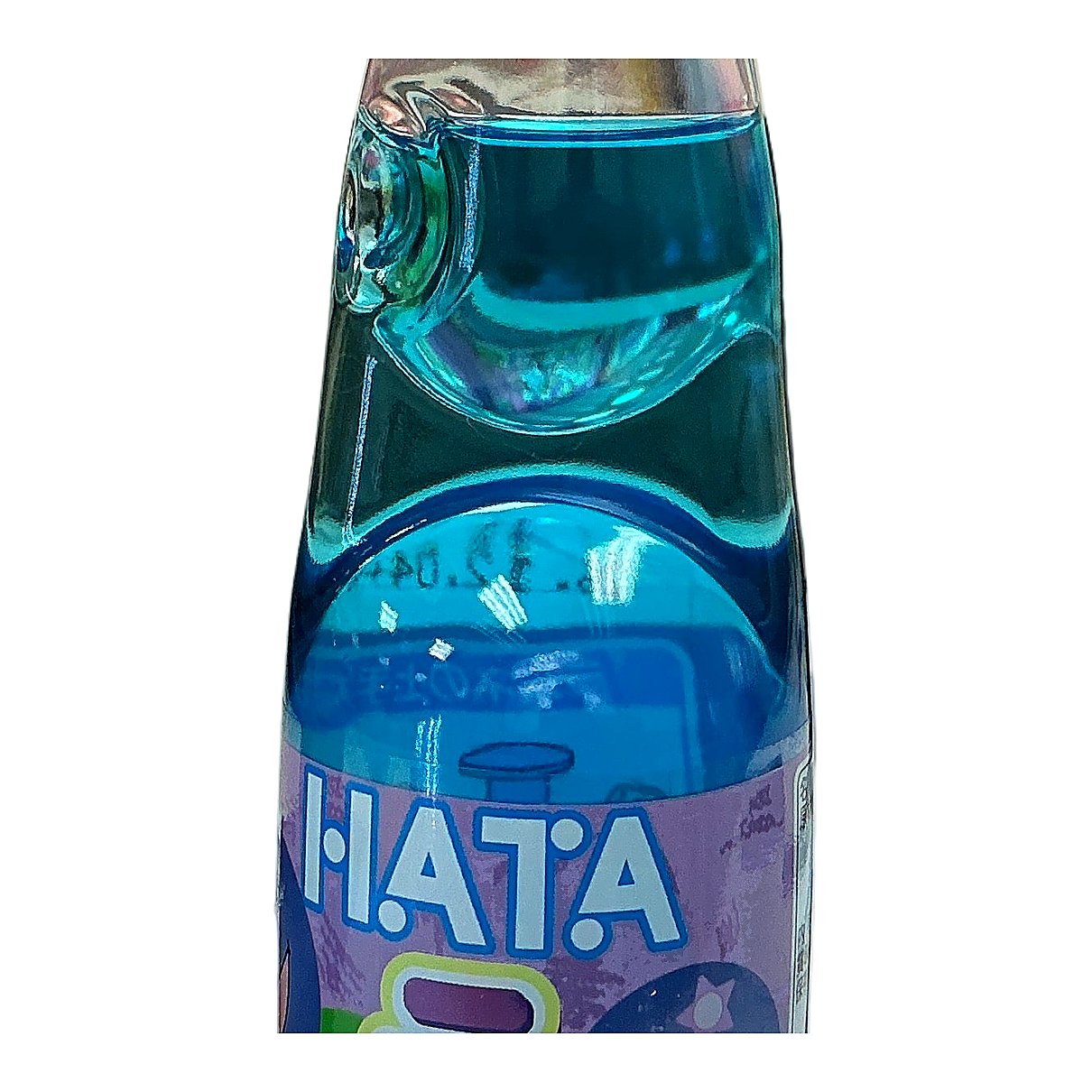 Hata Ramune Blueberry Soda - processed