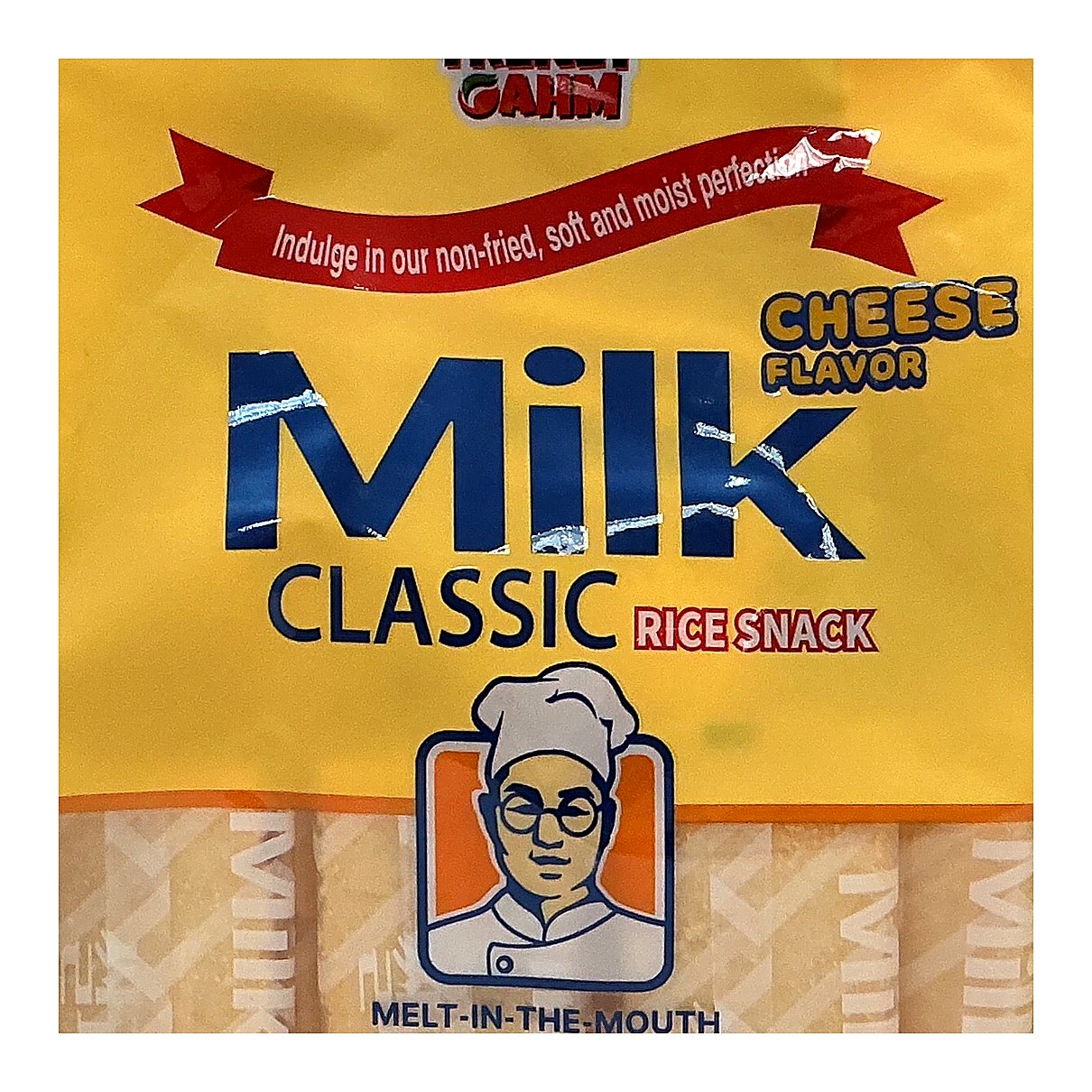 Milk Classic Cheese Flavor Rice Snack - processed