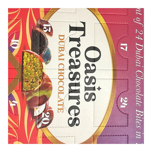 Oasis Treasures Dubai Chocolate Countdown Calendar - processed