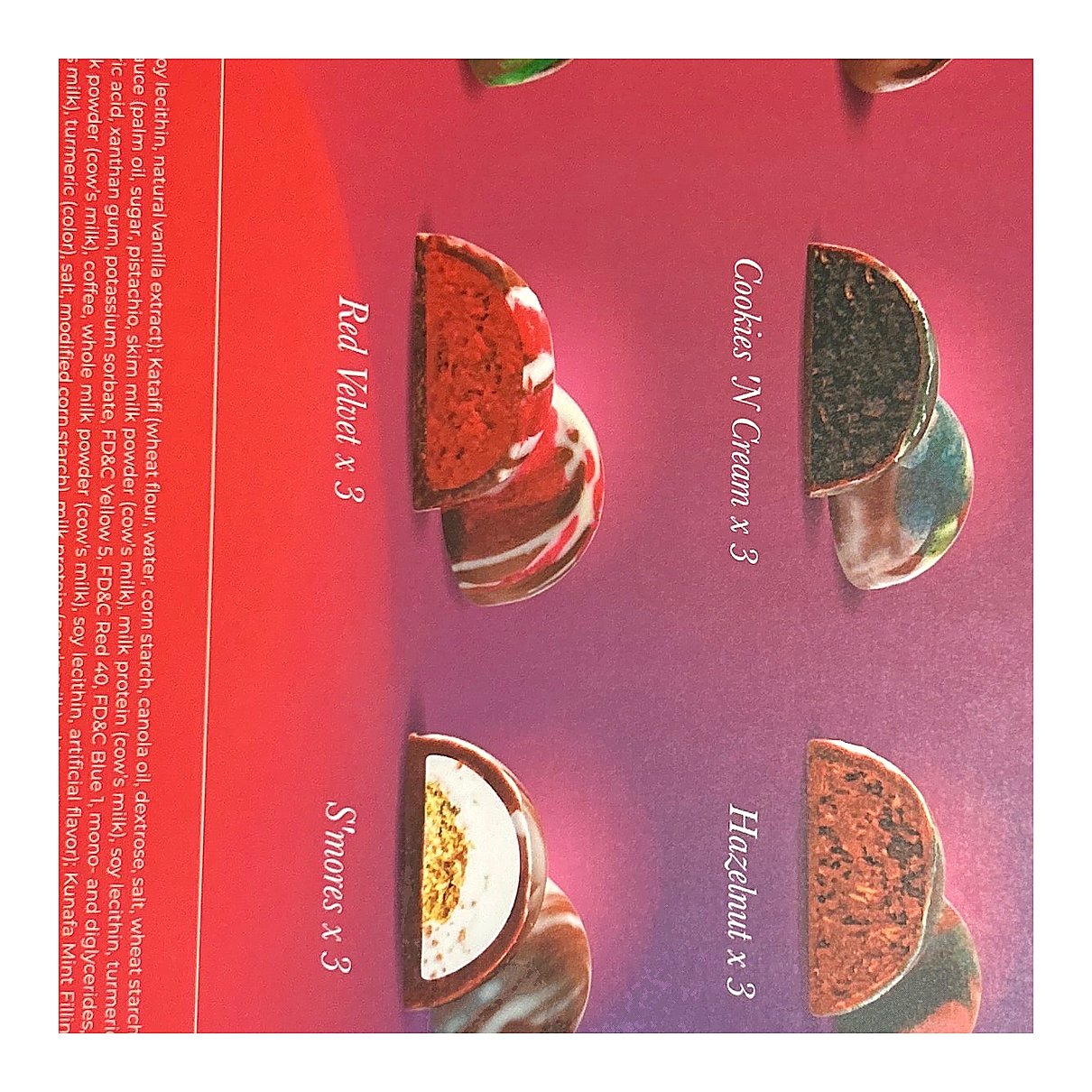 Oasis Treasures Dubai Chocolate Countdown Calendar - processed