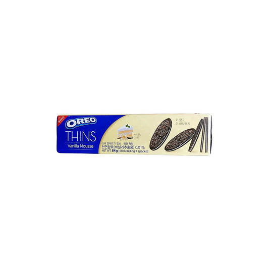 Oreos thin vanilla mousse - processed