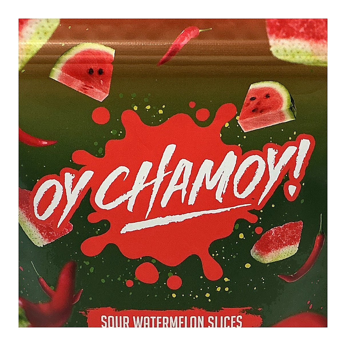 Oy Chamoy! Sour Watermelon Slices - processed
