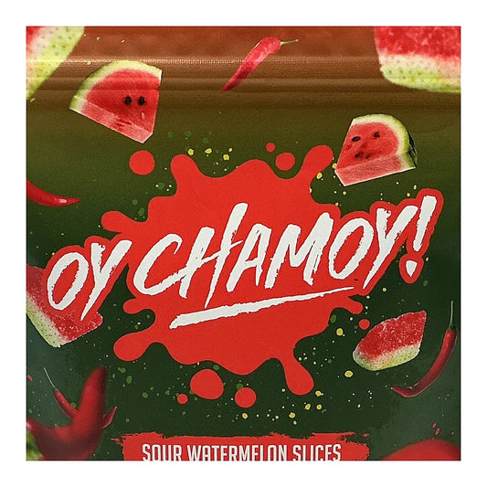 Oy Chamoy! Sour Watermelon Slices - processed