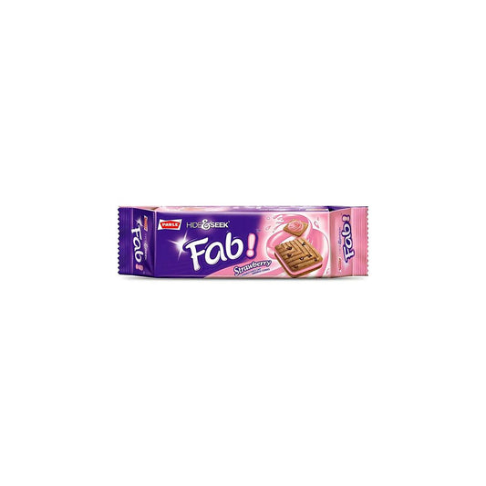 Parle Hide & Seek Fab Strawberry - processed