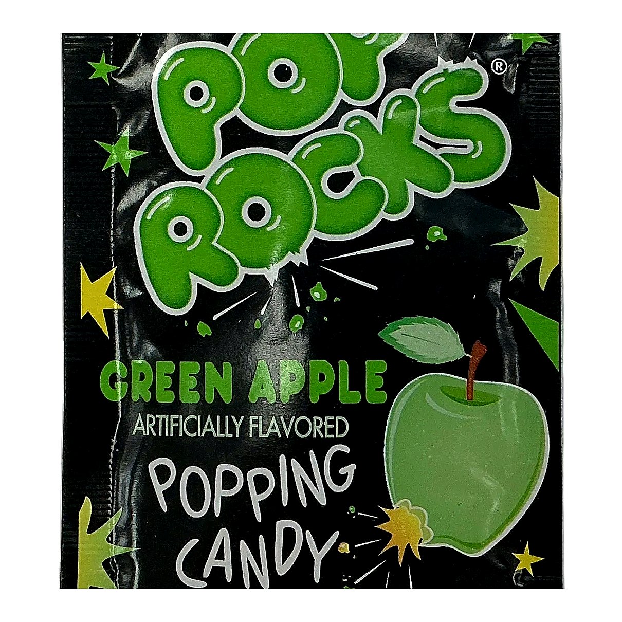 Pop Rocks Green Apple Popping Candy - processed