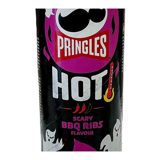 Pringles Hot Scary BBQ Ribs Flavour - processed