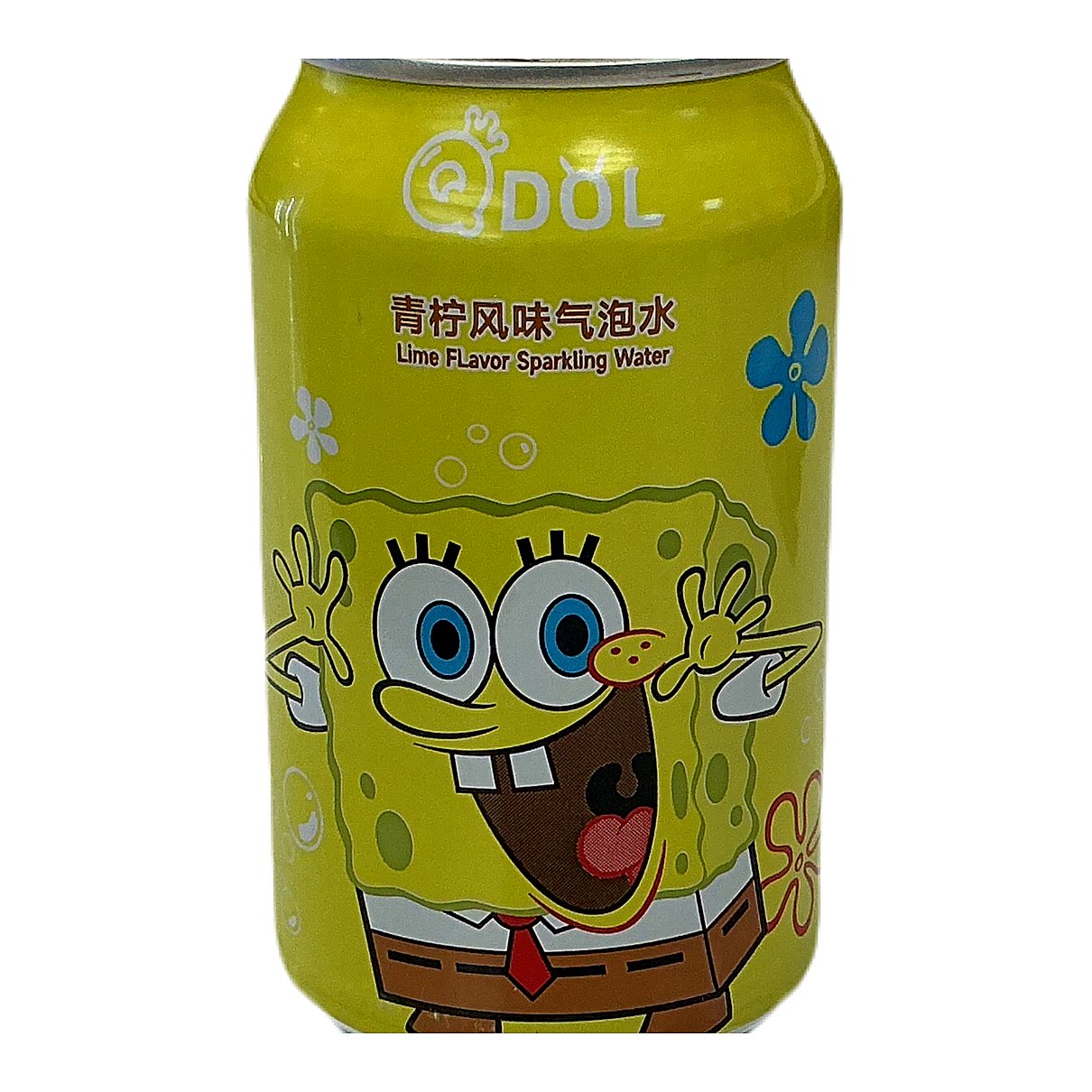 QDOL Lime Sparkling Water - processed