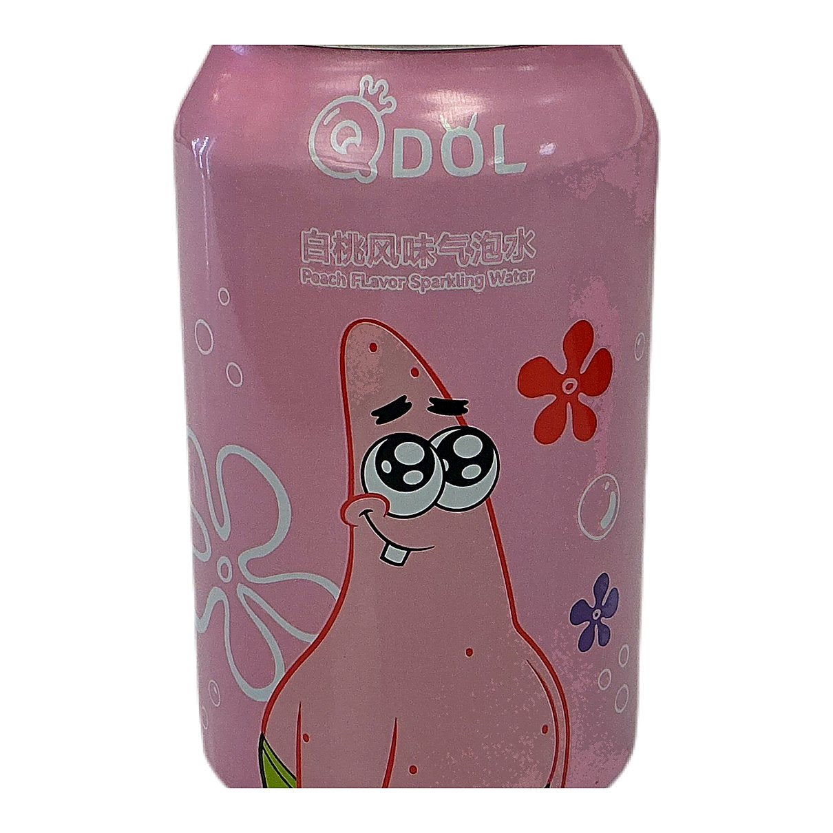 Qdol Peach Flavor Sparkling Water - processed