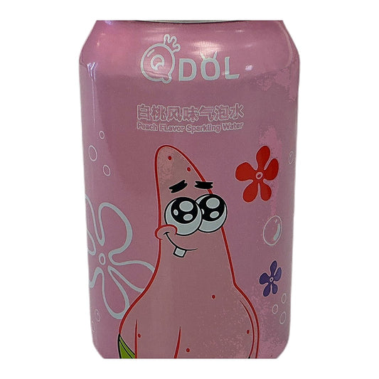Qdol Peach Flavor Sparkling Water - processed
