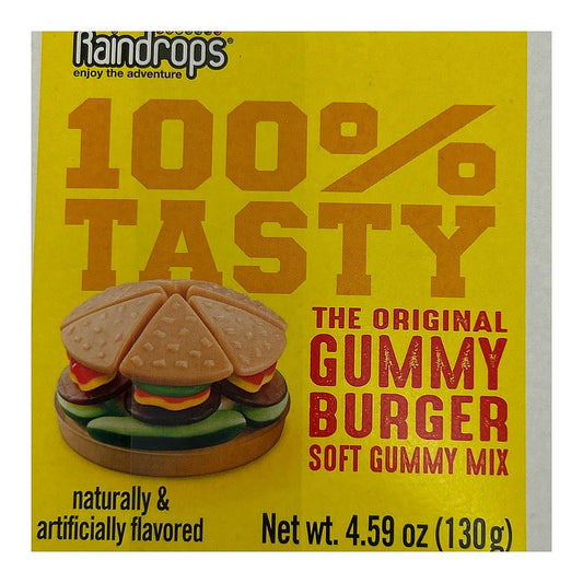 Raindrops Gummy Burger - processed