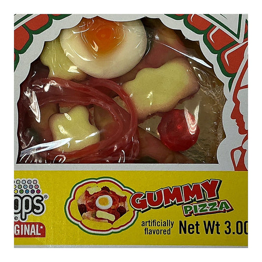 Raindrops Gummy Pizza - processed