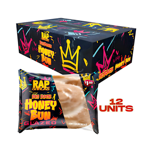 Rap snacks honey bun glazed - processed