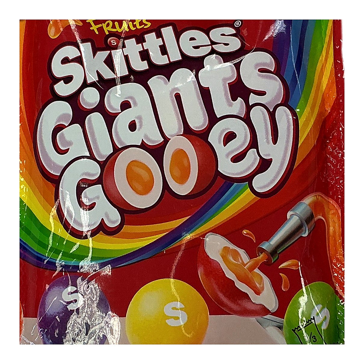 Skittles Giants Gooey fruit flavor 125g - processed