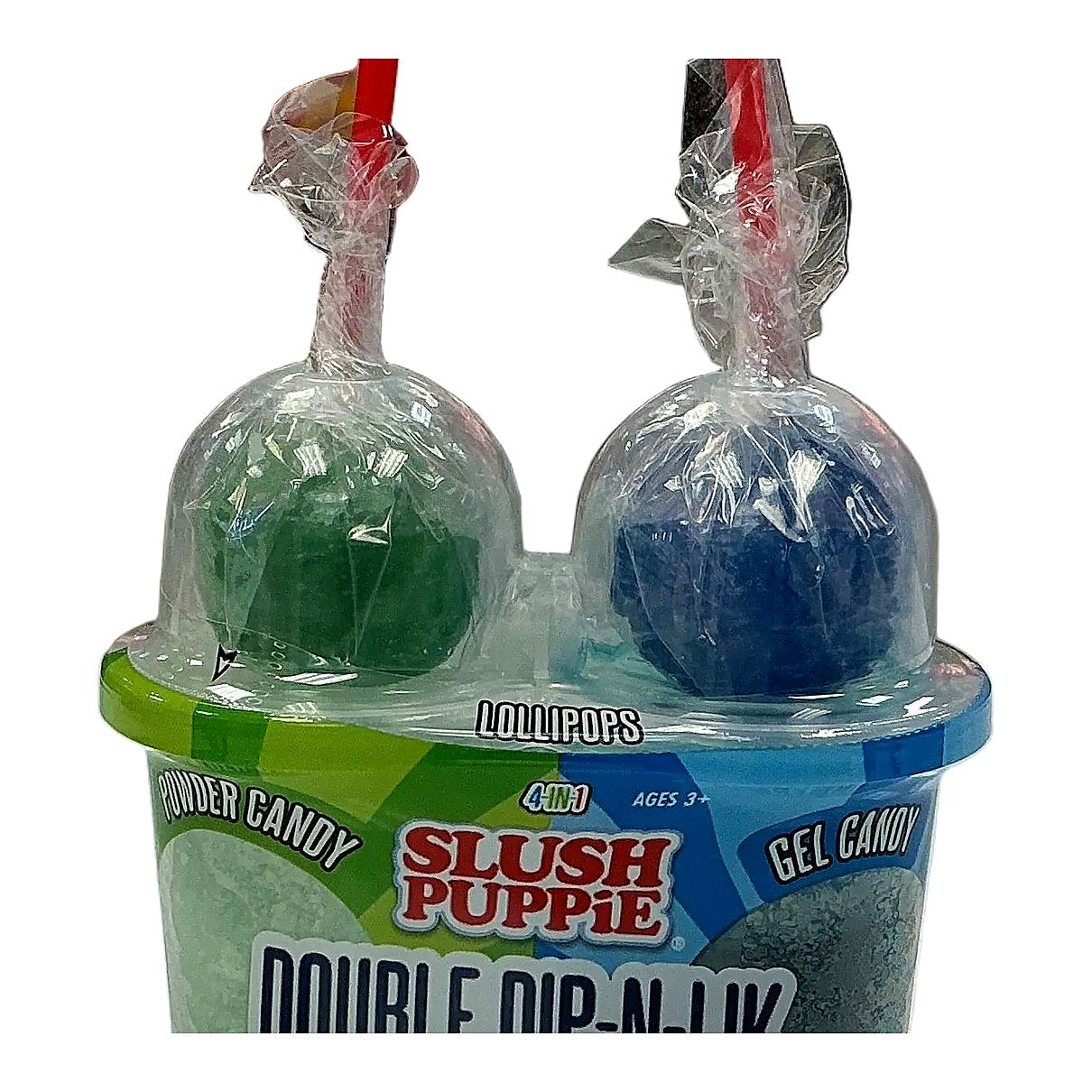 Slush Puppie Double Dip-N-Lik Lollipop - processed