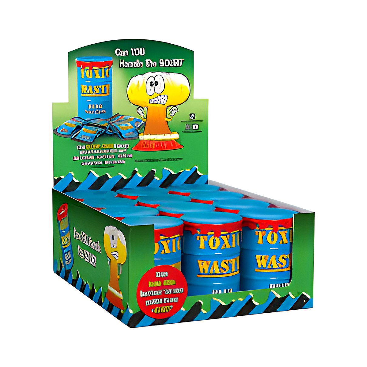 Toxic waste blue - processed
