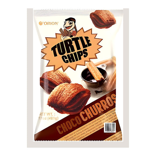 Turtle chips choco churros - processed