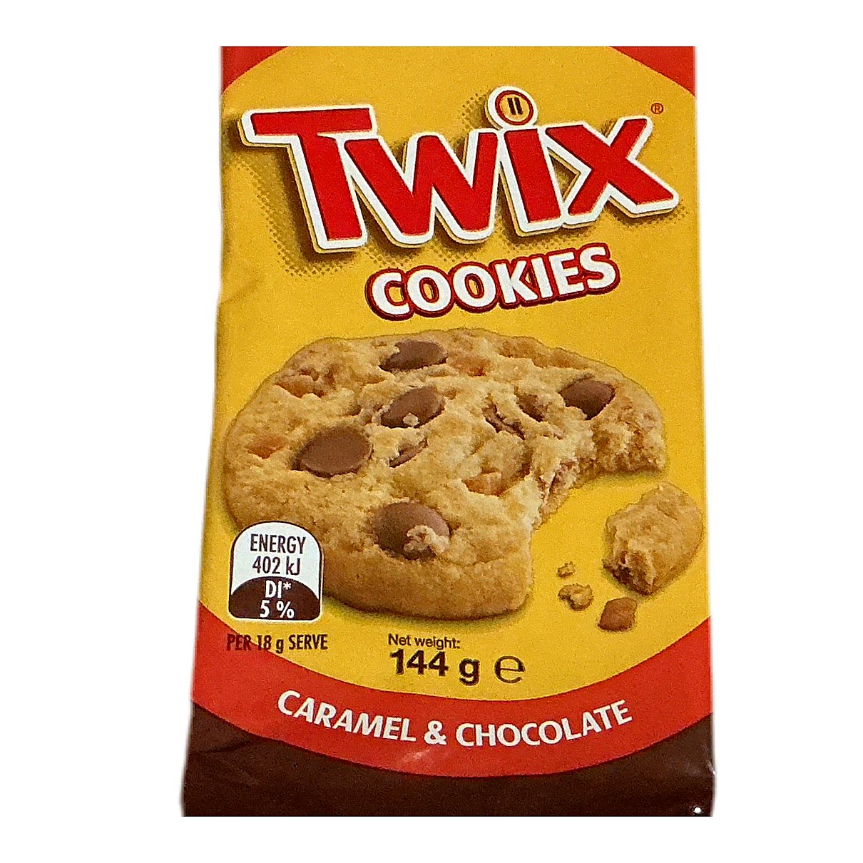 Twix cookies caramel & chocolate - processed