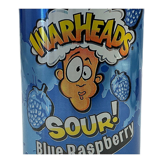 Warheads Sour Blue Raspberry Soda - processed